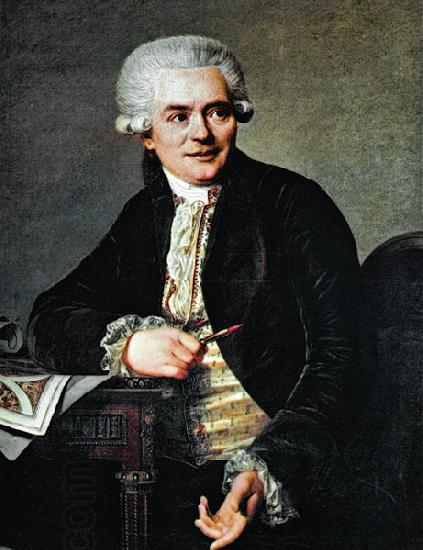 Antoine Vestier Portrait of Johann Heinrich Riesener oil painting picture